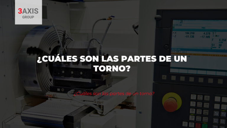 ¿Cuáles son las partes de un torno?